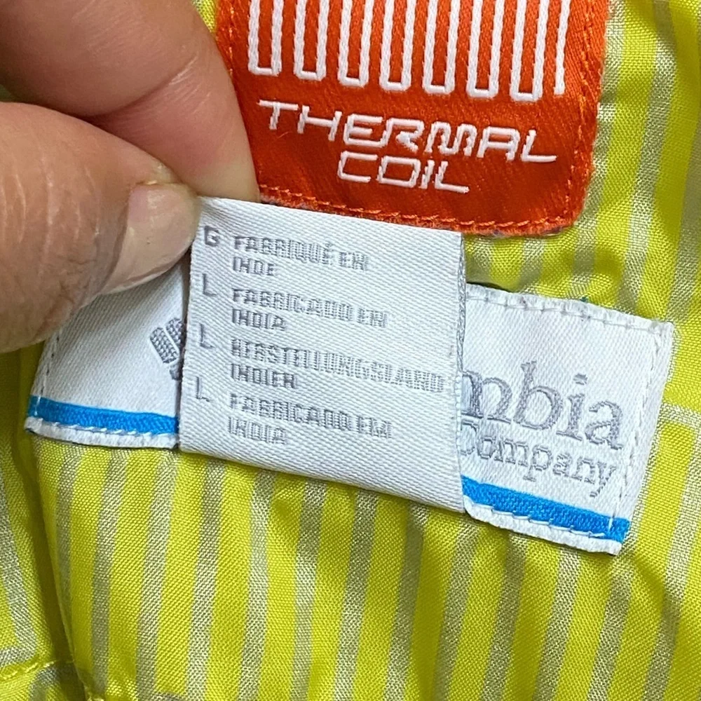 Columbia Kids' Black and Yellow Jacket